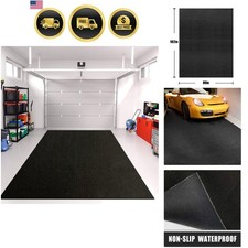 Absorbent Oil Mat Contains Liquid Garage Floor Mat 8.5'x 6.6', Reusable, Wash...