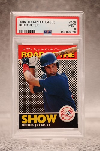 1995 Upper Deck Derek Jeter #165 Road to the Show RC PSA 9 Mint