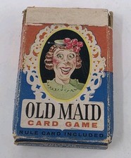 Vintage Whitman Old Maid Card Game