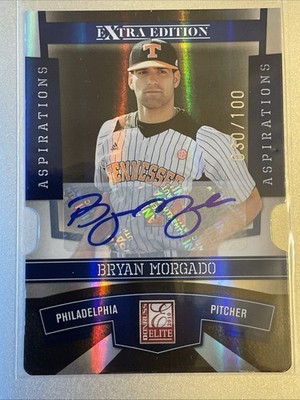 2010 Donruss Elite Extra Edition - Bryan Morgado #48 Aspirations Die-Cut UT Vols