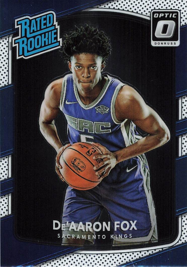 2017-18 De'Aaron Fox Rated Rookie Optic #196