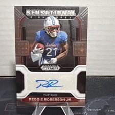 Panini Chronicles Draft Picks Reggie Roberson Jr. #SS-RRJ Mustangs Sensational …