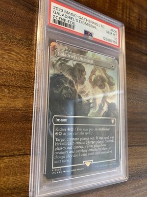 MTG✨GALADRIEL'S DISMISSAL Brdless SCENE FOIL✨LTC Lord of the