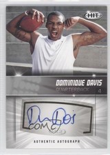 2012 SAGE Hit Auto Silver Dominique Davis #A24 Auto k0f