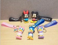 5pc set Mickey Mouse-Daisy pendant keychain accessories key ring bag Backpack