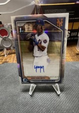 24 Bowman Chrome Prospect Autographs Yovanny Rodriguez #CPA-YR Refractor 497/499