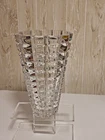 Beautiful 10 " Crystal Vase, Weighs 7.8 lbs