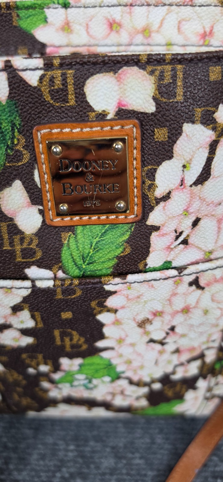 Dooney & Bourke Hydrangeas Monogram Shoulder Bag - image 4