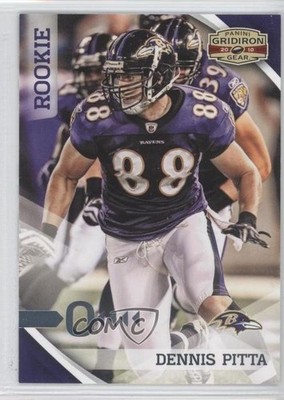 2010 Panini Gridiron Gear Silver O's 43/250 Dennis Pitta #179 Rookie RC 0c4