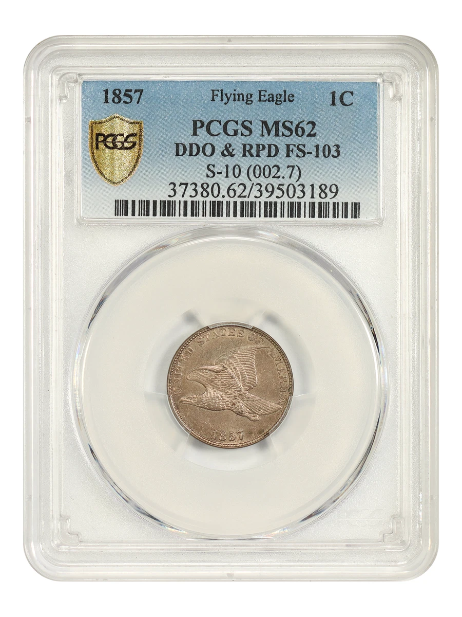 MS 62 Graded Flying Eagle Small Cents (1856-1858) for sale | eBay