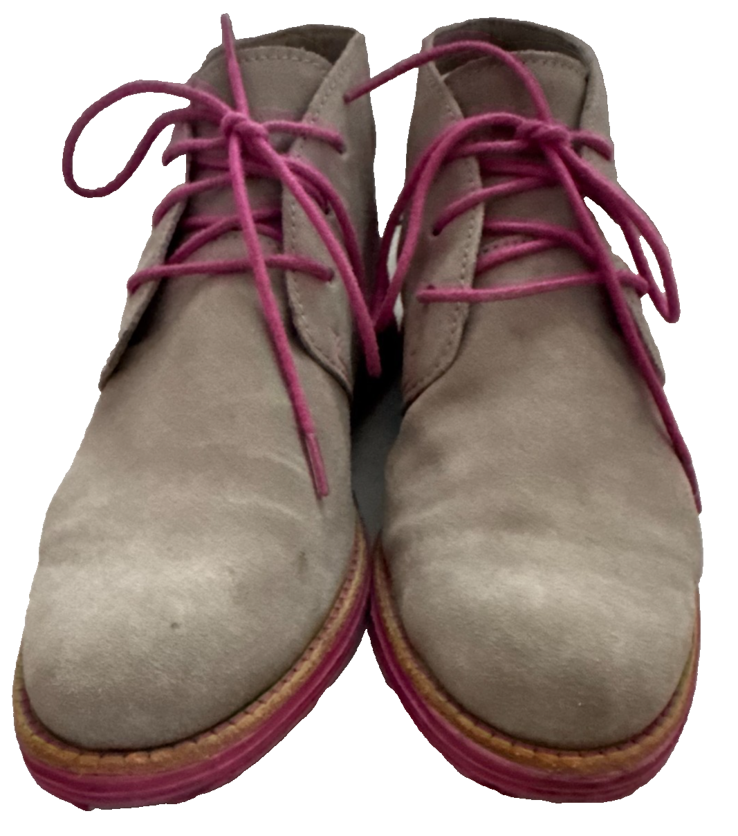 SAOLA Stivali Chukka Cole Haan Lunargrand donna taglia 6 5 grigio suola rosa ottime condizioni