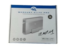 OWC Mercury Elite Pro 2TB USB 3.1 Gen 1 + 1 Port External Hard Drive CIB