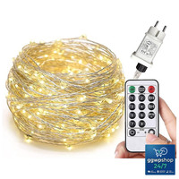 LED Lichterkette 200-300Er Mikro Silberdraht Warmweiß 100LED Deko Innen AußEn