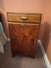 Solid Oak Mid Height Cupboard With Drawer And Shelves. Matching Items Available