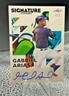 2023 Leaf Signature Series Gabriel Arias 1/1 Auto Cleveland Guardians