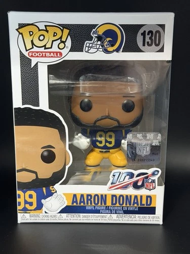 Funko Aaron Donald #130 Pop! Vinyl: Los Angeles Rams NFL Collectible