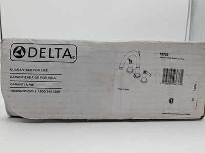 Delta Saylor Deck Mounted Roman Tub Filler Less Rough In- Chrome T2735