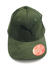 Puma Men's Evercat Dillon Stretch Fitted Hat Olive Size S/M