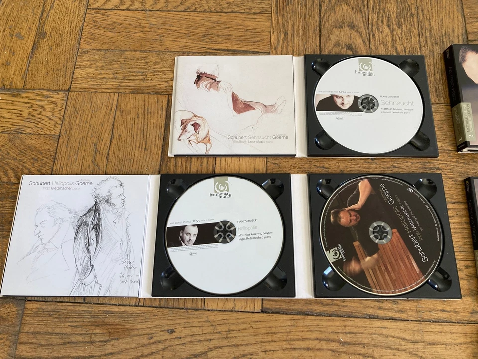 MATTHIAS GOERNE Schubert Edition 7 Volumes CD Set Harmonia Mundi Lot of 7 Foto 3 de 4