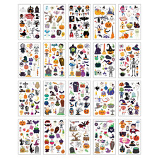 Halloween Temporary Tattoos for Kids - 360 Pcs Bulk Halloween Trick or Treat ...