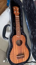 KoAloha Soprano Ukulele, Hawaii Made, Koa Wood - Satin Finish w/ Hardshell Case
