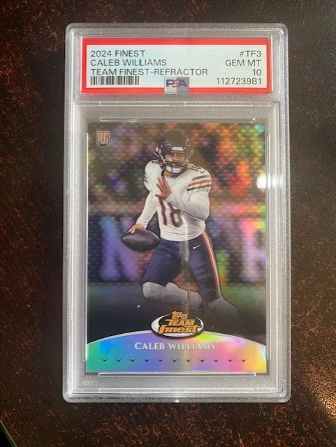 Caleb Williams Topps Finest Team Finest #TF3 Refractor