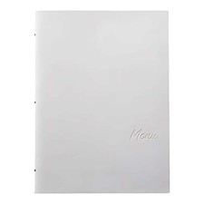 Porte Menu Restaurant Lisbonne Gris Clair 25x32 CM A4 - Leone - Menu
