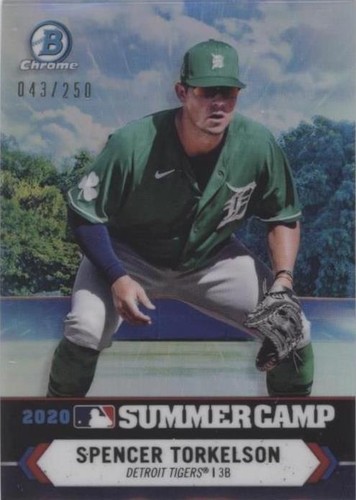 2020 Bowman Chrome Blue Refractor Spencer Torkelson 015/150 PSA 10