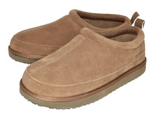 BOMBAS Women's Saturday Slip-On Slipper Comfort Shoe Size 9 Camel Brown Suede