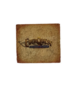 EverQuest Shadows of Luclin PC Game 2001 3 Disc Set No Manual Map VG