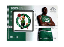 Kendrick Perkins 2003 SP Signature Logo Card rookie /499, Boston Celtics NMMT. rookie card picture