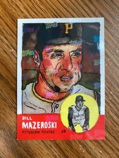 Bill Mazeroski 2025 Topps Shoebox Treasures Andy Friedman #41 Topps Logo 35/35