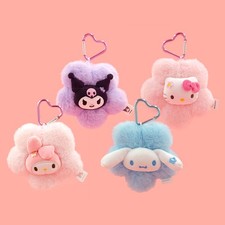 MINISO Sanrio Plush Flower series Doll Keychain Plush Toy Pendant Gift