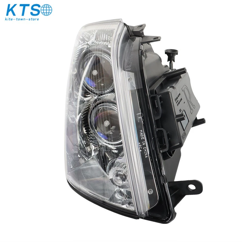 Faro para Cadillac STS 2005-2011 halógeno negro carcasa lente transparente derecha+izquierda Foto 4 de 4