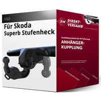 für Skoda Superb Stufenheck II Typ 3T4 (Vapos) AnhäNgerkupplung Schwenkbar Neu