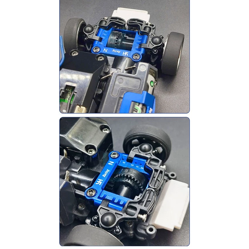 For MINI-Z AWD020 DWS 1/28 RC Car Upgraded Metal Differential Cover Set - Image 2 of 4