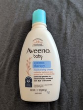 Aveeno Baby Eczema Therapy Moisturizing Cream 12 oz Colloidal Oatmeal NEW