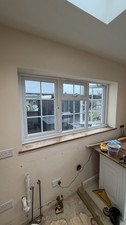 UPVC Double Glazed Window with Opener 2000mm 1075 3 Openers