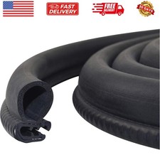 Durable 25ft Car Door Rubber Edge Trim Seal - Weatherproof for RVs  Boats