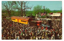Civil War The General Locomotive Kennesaw Georgia Color Postcard
