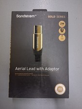 Image of SANDSTROM AV GOLD SERIES Aerial Lead with Adapter -S2AER315- 2M