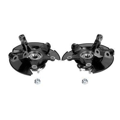 2x Front L&R Steering Knuckle & Wheel Hub Bearing Assembly for Honda Pilot 05-08