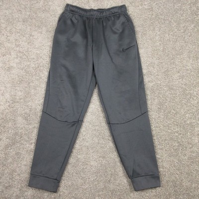 Nike Sweatpants Mens Medium Gray Drifit Fleece Performance Joggers Gym Running