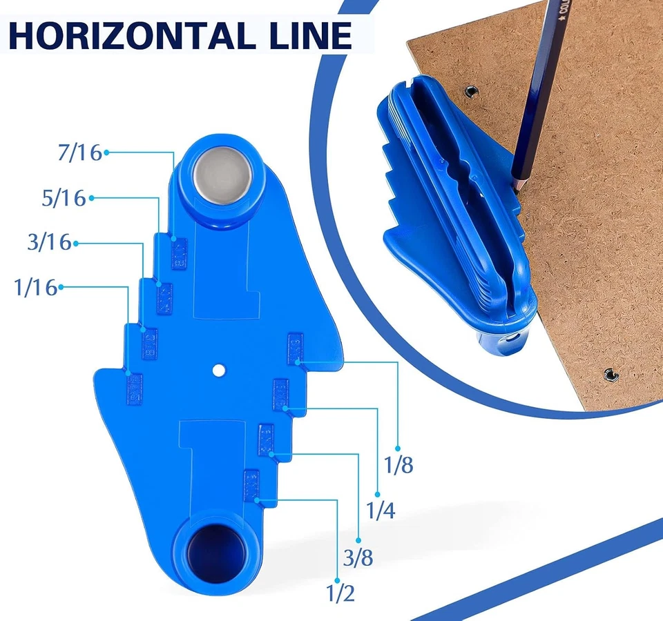 Herramienta buscador central Frienda 4 piezas 4 unidades (paquete de 1), negro, azul, gris Foto 3 de 4
