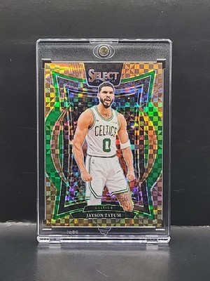 2024-25 Panini Select - Jayson Tatum #2 Concourse Bronze Checker #d/49 Celtics