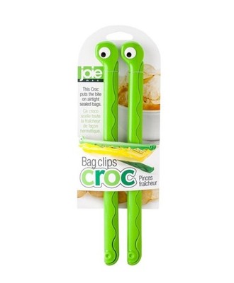 MSC International Joie Croc Bag Clips, Set of 2, 10 inches for large bags, New