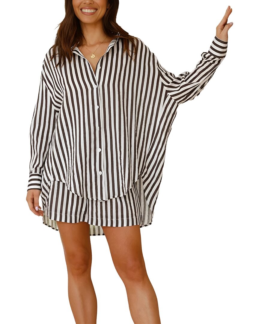 Deli S 2Pc Shirt & Short Set Women's  8