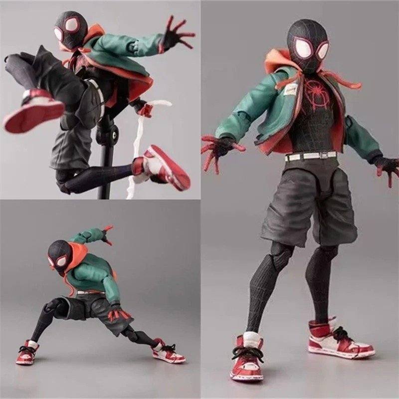 Spiderman Miles Morales PVC Action Figure Toy Across the Spider-Verse Collection