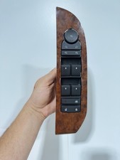 2007-2009 Tahoe Suburban Yukon Left Master Window Switch Woodgrain 15093440 Oem