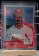 2022 Topps Chrome Platinum Anniversary Ozzie Smith Base Card #281
